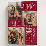 "Modern collage" - Holiday Cards in Pomegranate by Owl and Toad - Folded Card