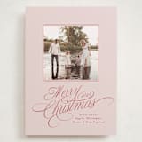 "Glide" - Holiday Cards in Holly Berry by Everett Paper Goods - Front