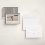 "Striped Elegance" - Holiday Cards in Linen by Kelly Schmidt - Assembled