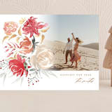 "bold christmas floral" - Holiday Cards in Earth by Phrosné Barwood - Front
