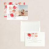 "bold christmas floral" - Holiday Cards in Earth by Phrosné Barwood - Assembled