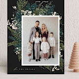 "Winter Bouquet" - Holiday Cards in Charcoal by Leah Bisch - Front