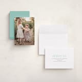 "Festive Type" - Holiday Cards in Snow by Kerry Doyle - Assembled