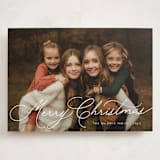 "Warm Sentiment" - Holiday Cards in Snow by Melanie Severin - Front