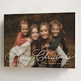 "Warm Sentiment" - Holiday Cards in Snow by Melanie Severin - Folded Card