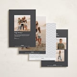 "Ashby" - Holiday Cards in Snow by Deynaaz Daraei - Back of Card Options