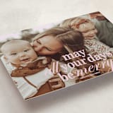 "All Merry Days" - Holiday Cards in Winter Rose by Baumbirdy - Detail