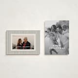 "Wonderful Christmas Time" - Holiday Cards in Snowflake by Wildfield Paper Co - Photo Orientation Options
