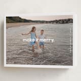 "frolicsome" - Holiday Cards in Snow by Snow and Ivy - Folded Card