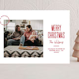 "Modern Move" - Holiday Cards in Cardinal by Owl and Toad - Front