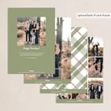 "Christmas script" - Holiday Cards in Frost by Erin German - Back of Card Options