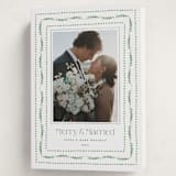 "Nostalgic Ribbon Border" - Holiday Cards in Elf Shoes by Erika Firm - Folded Card