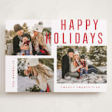 "Telluride" - Holiday Cards in Candy Cane by Kristie Kern - Front