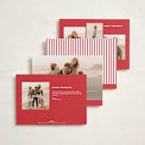 "Telluride" - Holiday Cards in Candy Cane by Kristie Kern - Back of Card Options