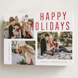 "Telluride" - Holiday Cards in Candy Cane by Kristie Kern - Folded Card