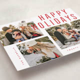 "Telluride" - Holiday Cards in Candy Cane by Kristie Kern - Detail