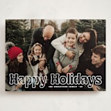 "Outline" - Holiday Cards in Starlight by Jessie Steury - Front