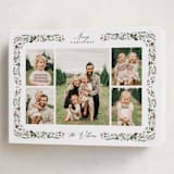 "Holly & Pine" - Holiday Cards in Holly Berry by Susan Moyal - Folded Card