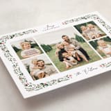 "Holly & Pine" - Holiday Cards in Holly Berry by Susan Moyal - Detail