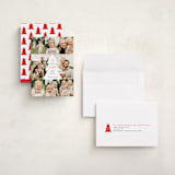 "Multi Tree Center" - Holiday Cards in Holly Berry by Alethea and Ruth - Assembled