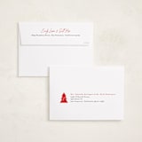 "Multi Tree Center" - Holiday Cards in Holly Berry by Alethea and Ruth - FREE Recipient Addressing