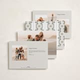 "Simple Trio" - Holiday Cards in Antique by Jennifer Postorino - Back of Card Options