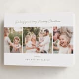 "Simple Trio" - Holiday Cards in Antique by Jennifer Postorino - Folded Card