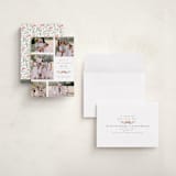 "Multi Swag" - Holiday Cards in Sage by Everett Paper Goods - Assembled