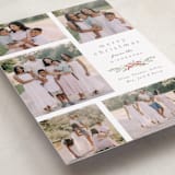 "Multi Swag" - Holiday Cards in Sage by Everett Paper Goods - Detail