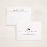"Warmest Wish" - Holiday Cards in Peppermint by Susan Moyal - FREE Recipient Addressing