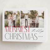 "Merry Stack" - Holiday Cards in Winter by Makewells - Folded Card