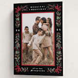 "Sparkly Bows" - Holiday Cards in Festive by Makewells - Folded Card