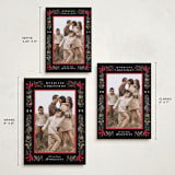 "Sparkly Bows" - Holiday Cards in Festive by Makewells - Formats Available