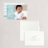 "More Excited" - Holiday Cards in Wintermint by Cindy Reynolds - Assembled