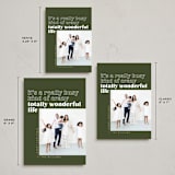 "Totally Wonderful" - Holiday Cards in Pine by Robert and Stella - Formats Available