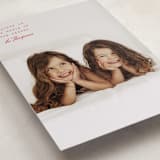 "Believe" - Holiday Cards in Cranberry by Heather Schertzer - Detail