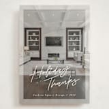 "Holiday Thanks!" - Holiday Cards in Snow by Pine Street Creative - Front