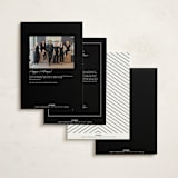 "Holiday Thanks!" - Holiday Cards in Snow by Pine Street Creative - Back of Card Options