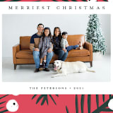 "White Berries" - Holiday Cards in Persimmon by Cricket and Bee - Detail