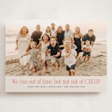 "Short on Time" - Holiday Cards in Eggnog by Erica Krystek - Front