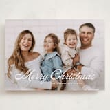 "Retro Modern" - Holiday Cards in Blizzard by Wildfield Paper Co - Front