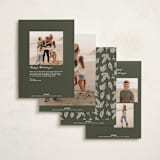 "The way it is" - Holiday Cards in Snowdrop by Corinne Malesic - Back of Card Options
