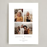 "Joyful Trio" - Holiday Cards in Noir by Angela Thompson - Full Design
