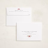 "Coastal Garland" - Holiday Cards in Winter Mint by Everett Paper Goods - FREE Recipient Addressing