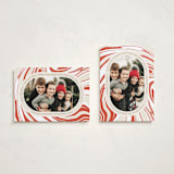 "Peppermint Flavor" - Holiday Cards in Peppermint by Oscar and Emma - Karly Depew - Photo Orientation Options