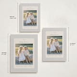 "Gingham Vintage" - Holiday Cards in Ash by Emily Betts - Formats Available