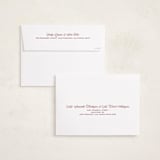 "Christmas Elegance" - Holiday Cards in Mulled Wine by Jen Ramsey - FREE Recipient Addressing