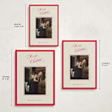"Christmas Elegance" - Holiday Cards in Poinsettia by Jen Ramsey - Formats Available