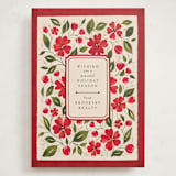 "Florale" - Holiday Cards in Poinsettia by Erin L. Wilson - Front