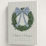 "Cape May Charm" - Holiday Cards in Powder by Everett Paper Goods - Folded Card